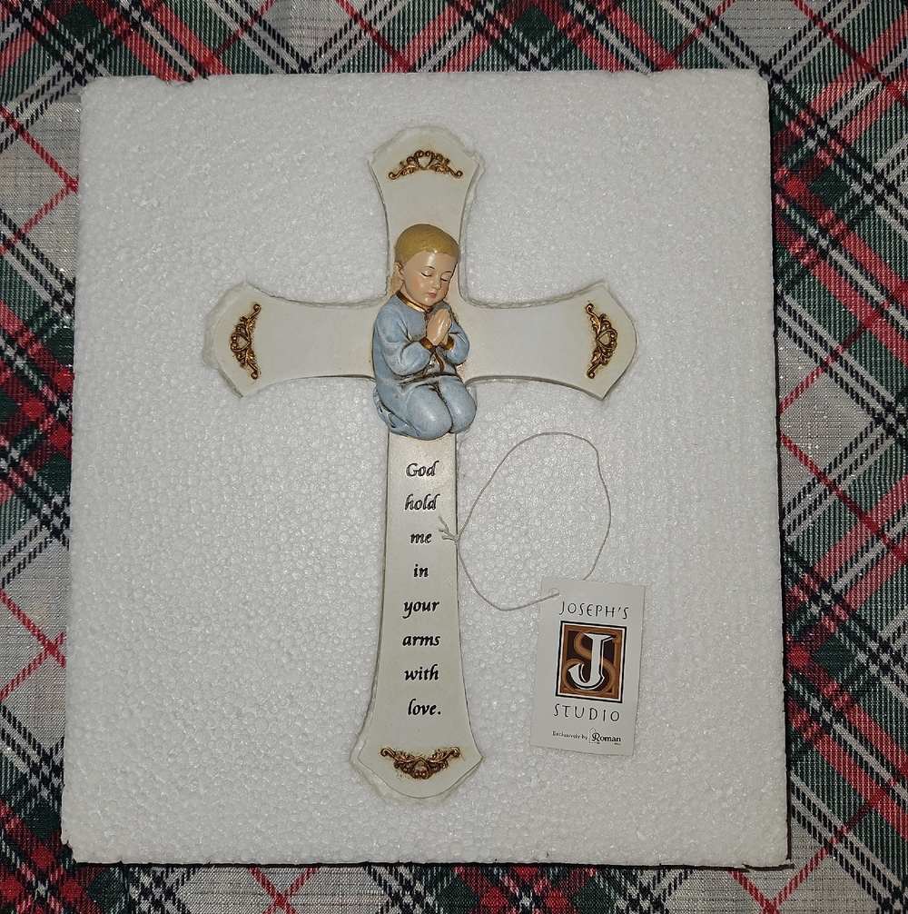 Joseph's Studio The Praying Boy Wall Cross Home Decor